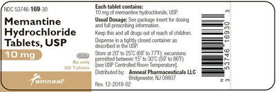 10 mg - 30 cnt - memantine hcl tablets usp 11