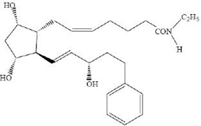 Chemical Structure - bimatoprost str
