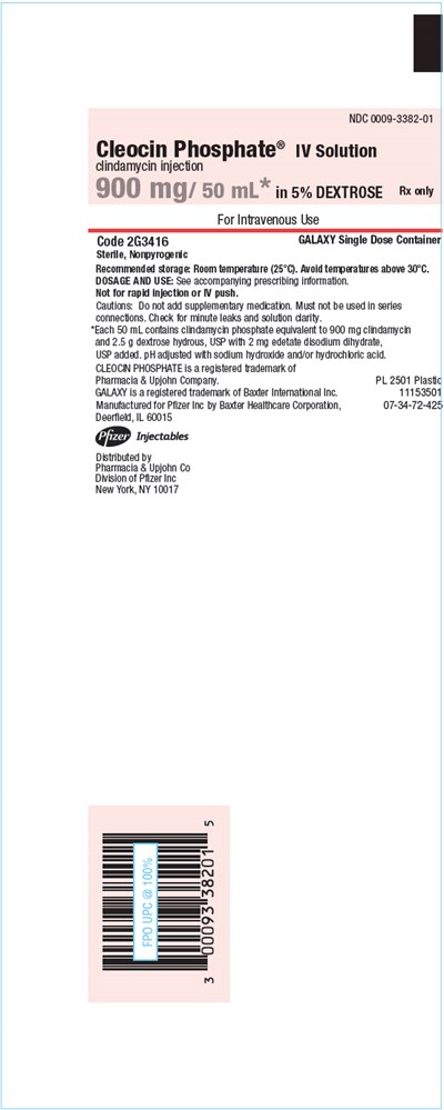 cleocin-solution-23.jpg PRINCIPAL DISPLAY PANEL - 900 mg/ 50 mL Container Carton - cleocin solution 23