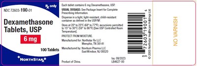 Dexamethasone_Tablets_6mg.jpg 6mg label - Dexamethasone Tablets 6mg