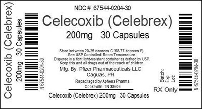 67544-204.jpg Bottle Label 200mg - 67544 204