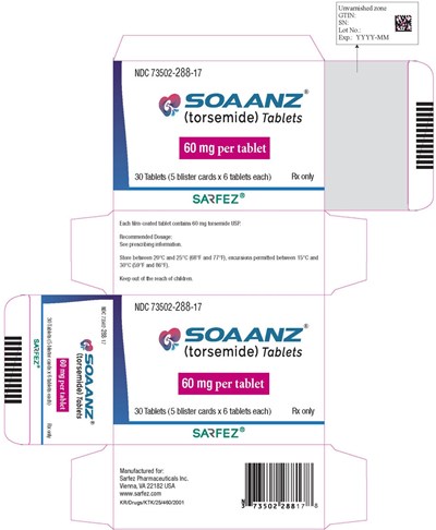 soanzxr-13.jpg PRINCIPAL DISPLAY PANEL - 60 mg Tablet Blister Pack Carton - soanzxr 13