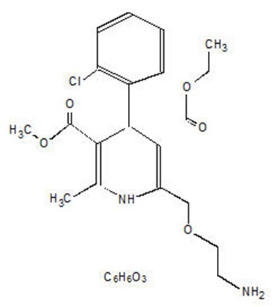 Chemical Structure - amlodipine 01