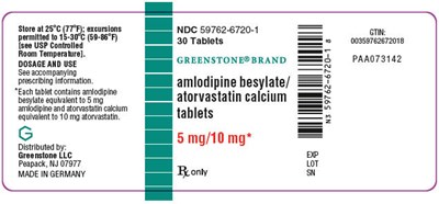 PRINCIPAL DISPLAY PANEL - 5 mg/10 mg Tablet Bottle Label - amlodipine 12