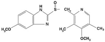 Chemical Structure - omeprazole str
