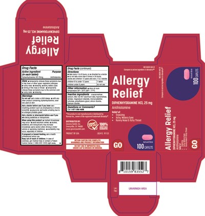 Allergy Relief Carton (Allergy Relief Diphenhydramine HCl 25 mg 1)