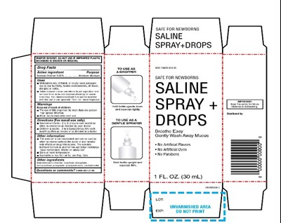 Wmt Saline Nasal Spray 1 Fl Oz (Label1)