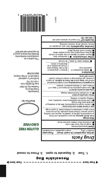 Back Panel - 20230919 09491 COUGH DROPS HONEY LEMON SF 25CT GOODSENSE    TRASERA