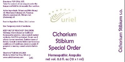 Cichoriumstibiumspecialorderampules