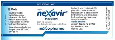 label - nexavir inj
