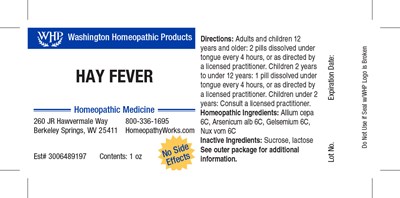 Whp Hay Fever Label (Whp Hayfever Label23)
