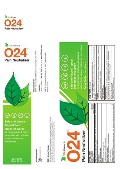 O24 Pain Neutralizer Label - O24painlabel