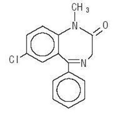 Diazepam Structural Formula (Diazepam Tablets 1)