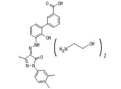 Eltrombopag Olamine Chemical Structure (Structure)