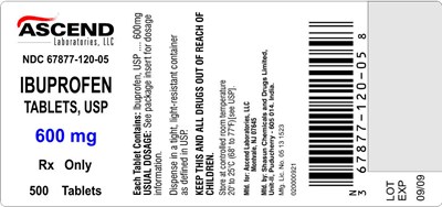 600 mg bottle label - ibuprofen 600mg 500ct