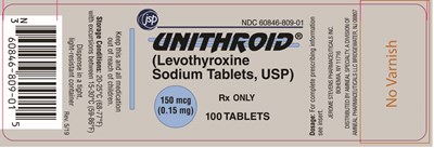 levothyroxine sodium tablets usp unithroid 10