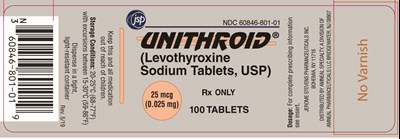 levothyroxine sodium tablets usp unithroid 2