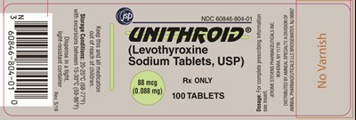 levothyroxine sodium tablets usp unithroid 5