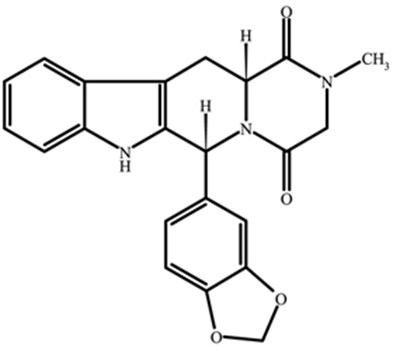 Chemical Structure - tadalafil structure