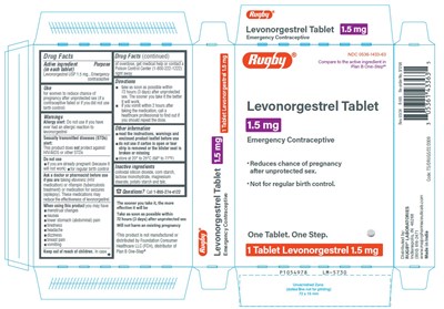 levonorgestrel-fig1.jpg PACKAGE LABEL-PRINCIPAL DISPLAY PANEL - 1.5 mg (1 Tablet Carton Label) - levonorgestrel fig1