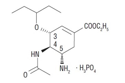 Chemical Structure (Oseltamivir Str)