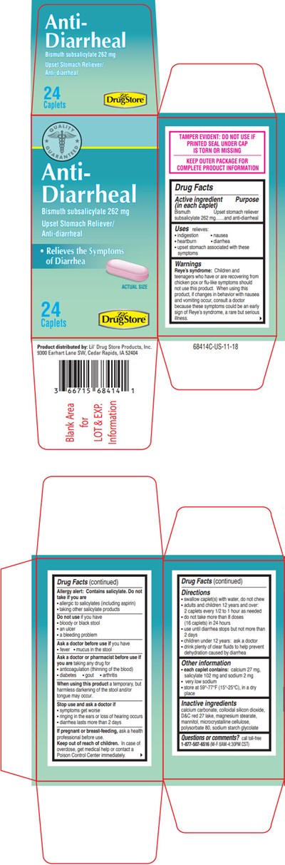 Principal Display Panel (262 mg Caplet Bottle Carton)