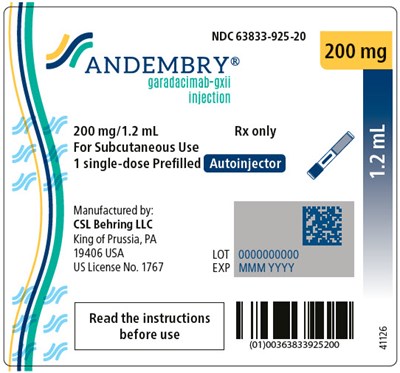 Principal Display Panel (200 mg Pen Label)