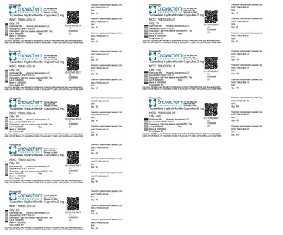 Label (Tizanidine Hydrochloride 2mg)