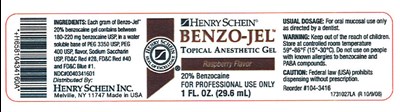 benzojel-01.jpg PRINCIPAL DISPLAY PANEL - 29.6 mL Bottle Label - benzojel 01
