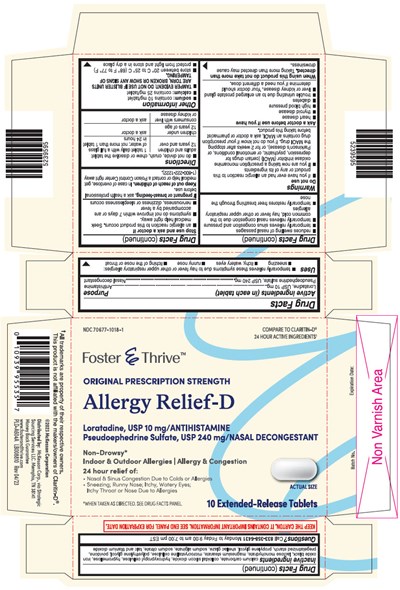 loratadine-01.jpg PRINCIPAL DISPLAY PANEL - 10 Tablet Blister Pack Carton - loratadine 01