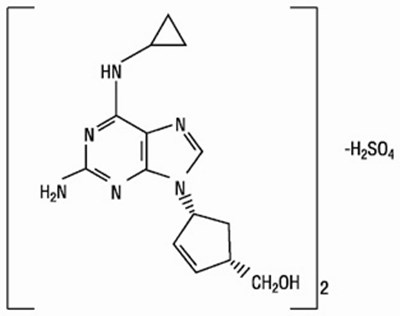 Abacavir Sulfate Structural Formula (1eb89a52 6461 483e 9943 F753ae2b411a 01)