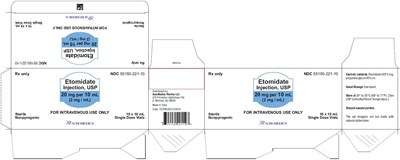 etomidate-fig2.jpg PACKAGE LABEL-PRINCIPAL DISPLAY PANEL - 20 mg per 10 mL (2 mg / mL) - Container-Carton (10 Vials) - etomidate fig2