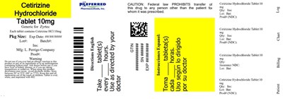 Cetirizine Hydrochloride Tablet 10mg (Image 01)