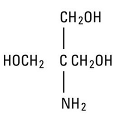 image description - tromethamine inj structure