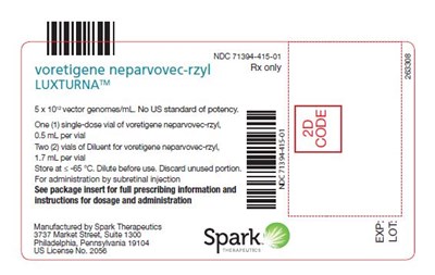Principal Display Panel (Luxturna Pouch Label)