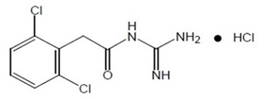 guanfacine-str.jpg structure - guanfacine str