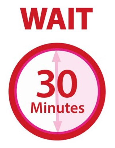 Wait 30 minutes - orencia ssi wait30