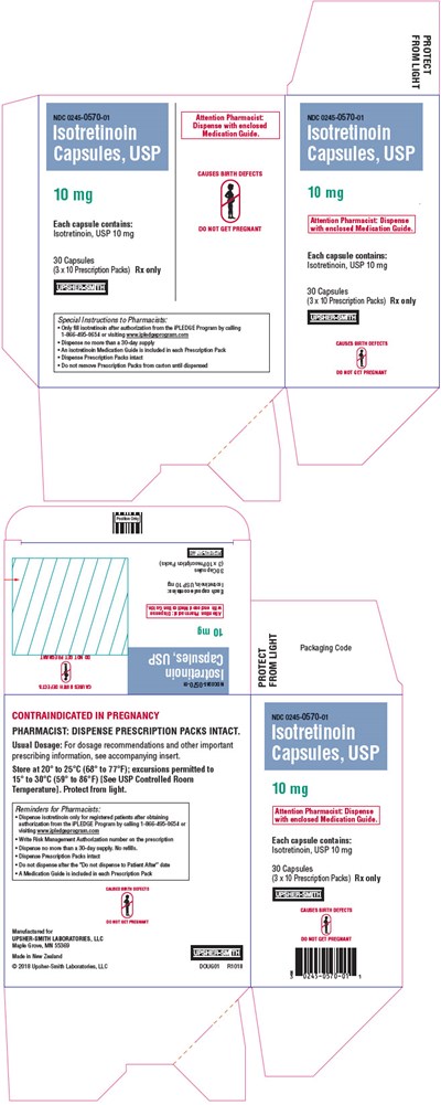 isotretinoin-03.jpg PRINCIPAL DISPLAY PANEL - 10 mg Capsule Blister Pack Box - isotretinoin 03