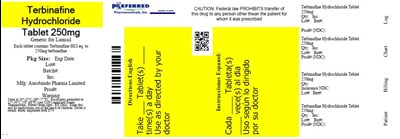 Terbomafome Hydrochloride Tablet 250mg (Terbinafine Fig1)