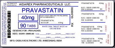 Image Label (Pravastatin Sod 20mg 40mg 80mg Tab For Cadila 4)