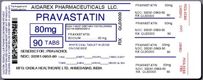 Image Label (Pravastatin Sod 20mg 40mg 80mg Tab For Cadila 5)