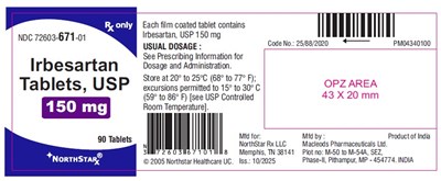789 (Irbesartan 150mg 90s Pithampur)