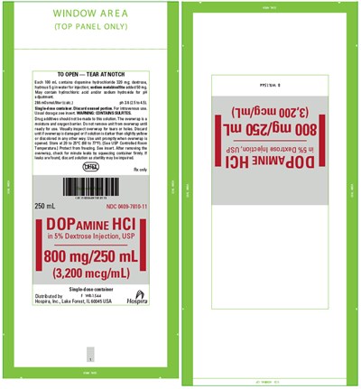 PRINCIPAL DISPLAY PANEL - 250 mL Bag Label - WR-1540 - dopamine 08