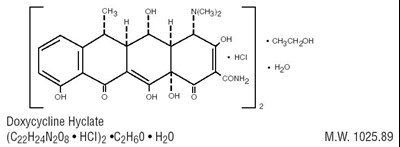 Chemical Structure (Doxycycline Hyclate Tablets 01)