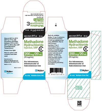 image-01.jpg Methadone Hydrochloride Injection, USP 200 mg/20 mL Carton Label - image 01