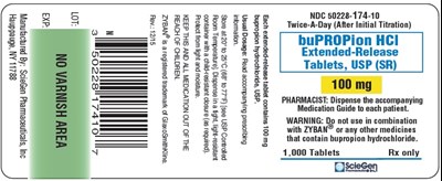 Bupropion HCl 100 mg 1,000 Extended-release Tablet, Usp Label (Bupropion 100mg 1000tab)