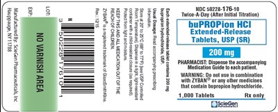 Bupropion HCl 200 mg 1,000 Extended-release Tablet, Usp Label (Bupropion 200mg 1000tab)