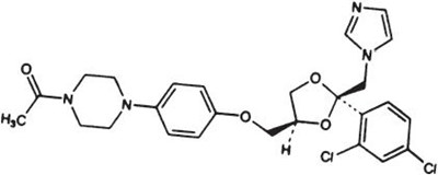 Chemical Structure (Ketoconazole 200mg Tab For Taro 1)