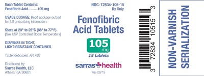 fenofibric-acid-105.jpg fenofibric acid 105 mg tablet - fenofibric acid 105