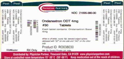 Ondansetron 4mg Label (Ondansetron Sandoz)